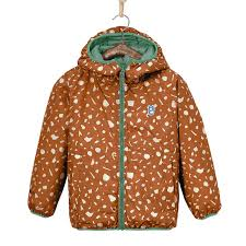 Namuk Glow wendbare PrimaLoft Jacke "Underground" Northern lights/Almond 128/134