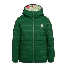 Namuk Glow wendbare PrimaLoft Jacke "Legna polka" Mountain green/Off white