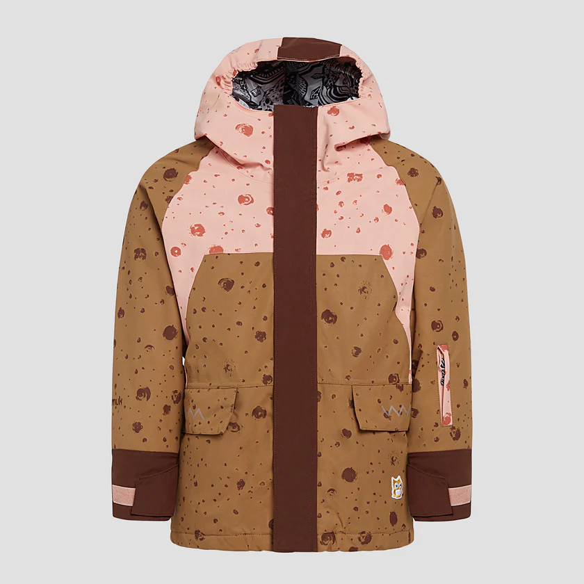 Namuk Four Skijacke "Galaxy" Gold/Chocolate 152