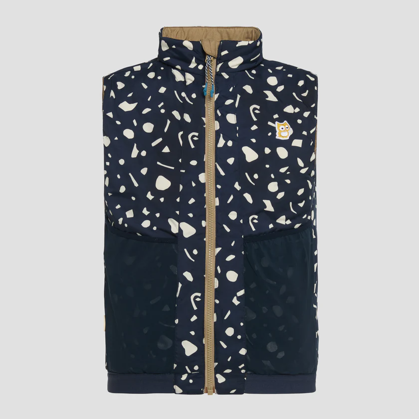 Namuk Icon wendbare Primaloft Weste "Underground" Gold/True navy 152/158