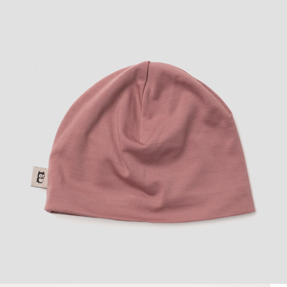 Namuk Diem Merino Beanie "Underground" Dark rose/Blue marin S/M