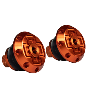 Muc-Off Disco Bar End Plugs orange