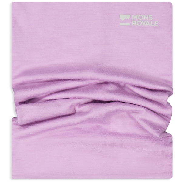 Mons Royale Double Up 100% Merino Neckwarmer Orchid OS