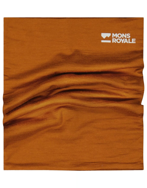 Mons Royale Double Up 100% Merino Neckwarmer Copper OS