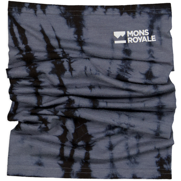 Mons Royale Daily Dose Merino Flex 200 Neckwarmer Garment Dyed, Grey Tie Dye, Grösse OS