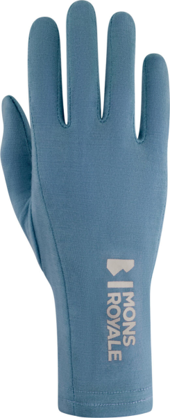 Mons Royale Olympus Merino Glove Liner Blue Slate