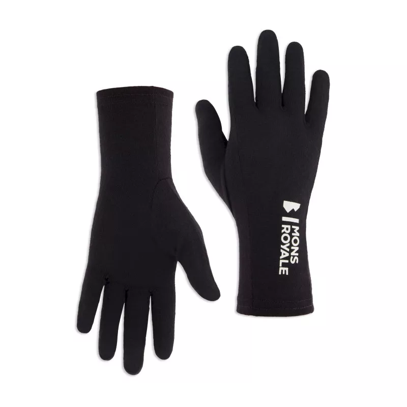 Mons Royale Olympus Glove Liner, Black