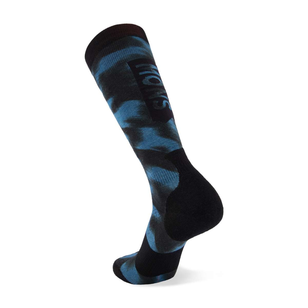 Mons Royale Atlas Merino Snow Sock Blue Motion