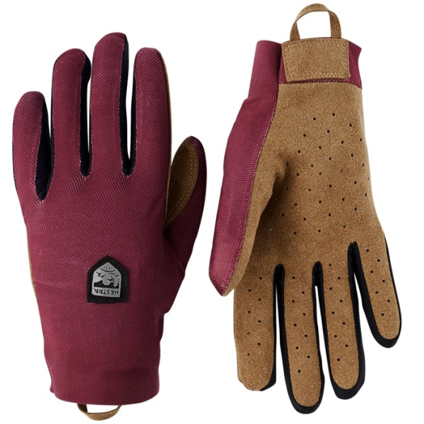 Hestra Ventair Long - 5 finger Dark red