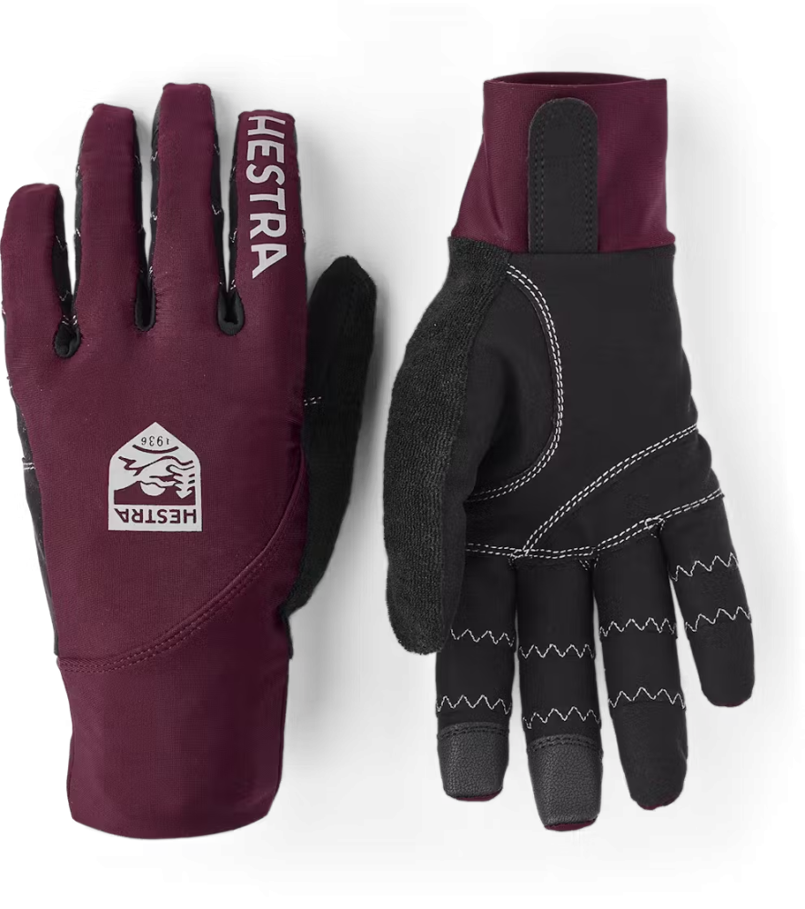 Hestra Ergo Grip Race Cut - 5 finger Bordeaux / Bordeaux 8