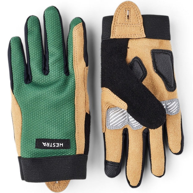 Hestra Bike Guard Jr. Long - 5 finger Olive