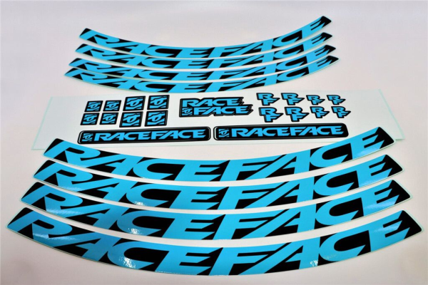 Race Face DECAL KIT ARC 40-AEFFECT + 40 Türkis