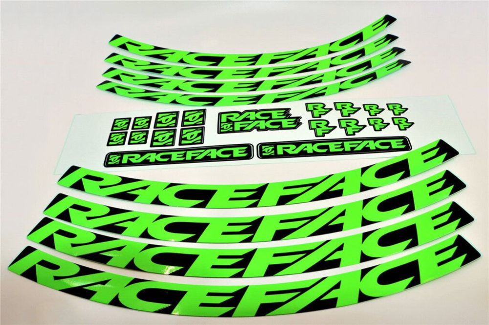 Race Face DECAL KIT ARC 40-AEFFECT + 40 GRÜN