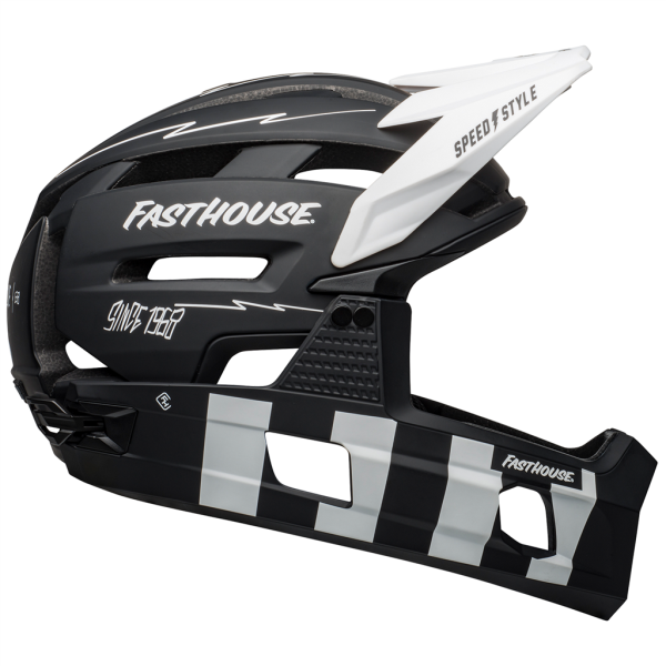 Bell Super AIR Spherical MIPS Helmet matte black/white fasthouse,S 52-56 M-Nr: 170...