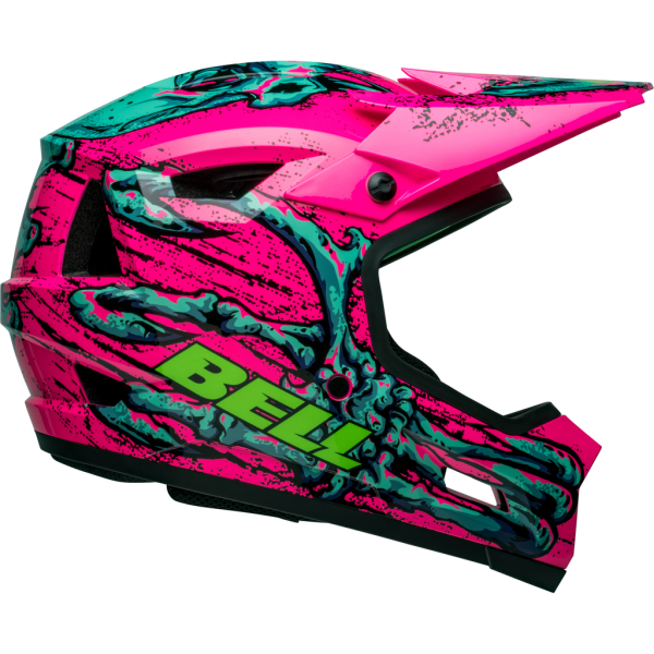 Bell Sanction II DLX MIPS Helmet, gloss pink/turquoise bonehead, M 55-57