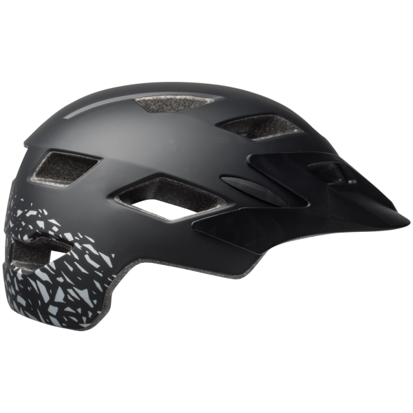 Bell Sidetrack Child Helmet, matte black/silver fragments