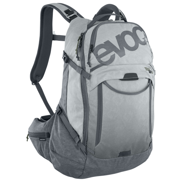 Evoc Trail Pro 26L Backpack, stone/carbon grey, S/M