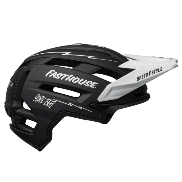 Bell Super AIR R Spherical MIPS Helmet, matte black/white fasthouse, S 52-56