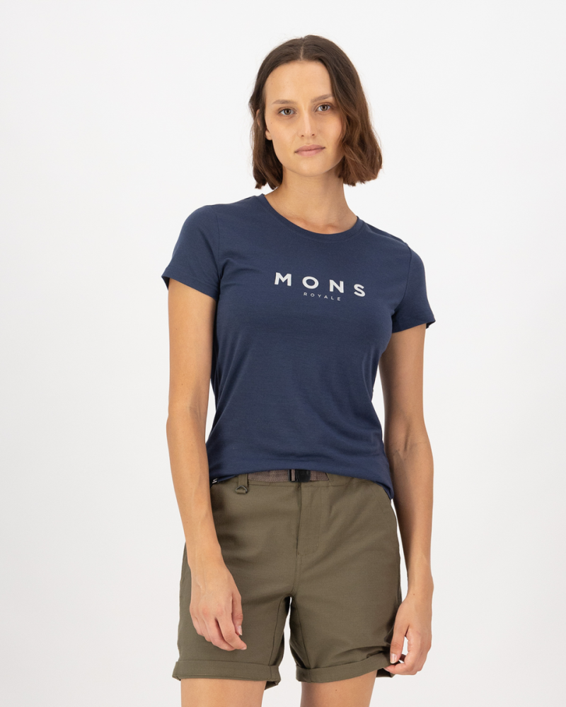 Mons Royale Icon Merino Classic T-Shirt, Midnight Grösse M