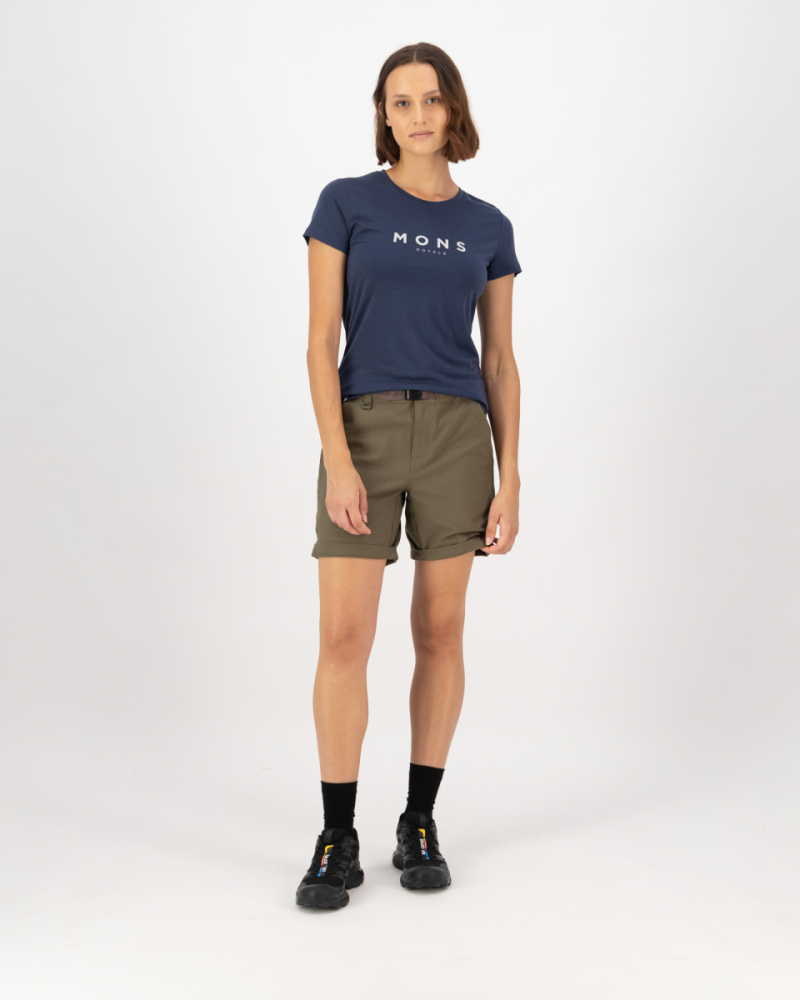 Mons Royale Icon Merino Classic T-Shirt, Midnight Grösse M