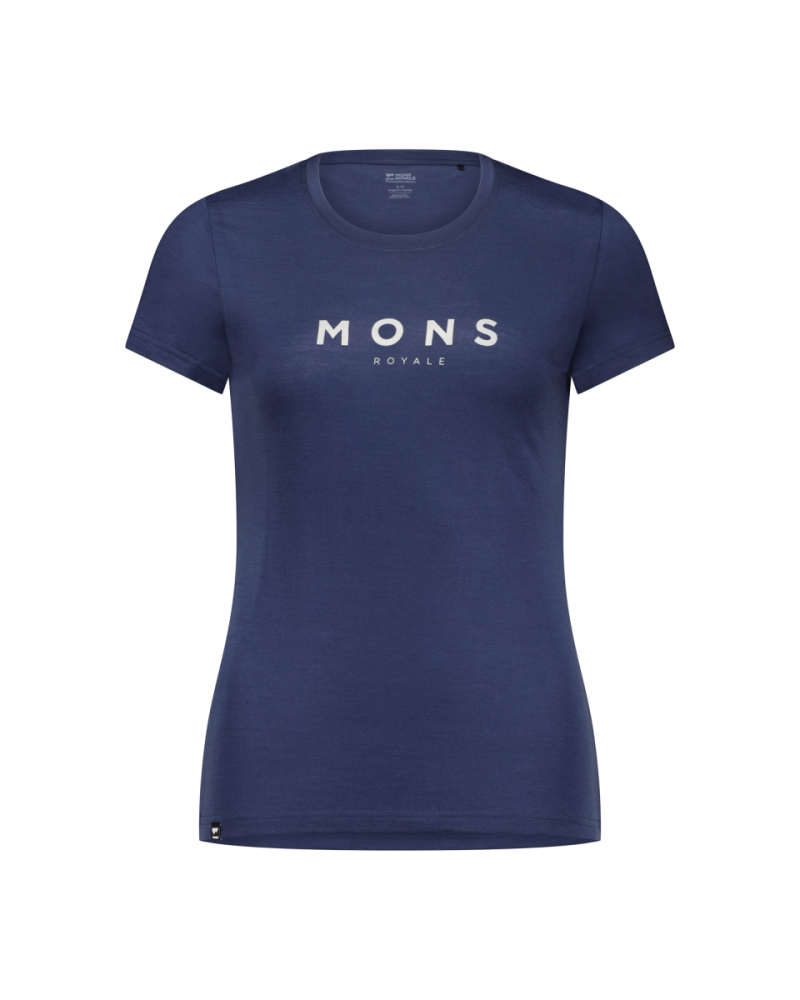 Mons Royale Icon Merino Classic T-Shirt, Midnight Grösse M