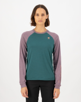 Mons Royale Tarn Merino Long Sleeve, Abyss / Mauve, Grösse XL