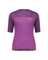 Mons Royale Diversion Merino Bike Jersey Short Sleeve, Ultraviolet / Boysenberry, Grösse XL
