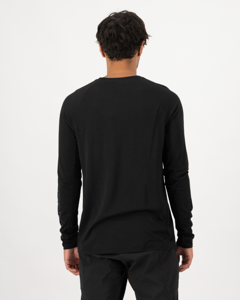 Mons Royale Tarn Merino Long Sleeve, 9 Iron / Black, Grösse L