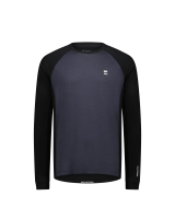 Mons Royale Tarn Merino Long Sleeve, 9 Iron / Black, Grösse L