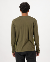 Mons Royale Diversion Merino Bike Jersey Long Sleeve, Fern / Olive, Grösse L