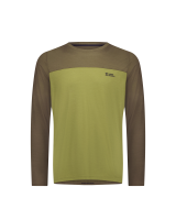 Mons Royale Diversion Merino Bike Jersey Long Sleeve, Fern / Olive, Grösse L