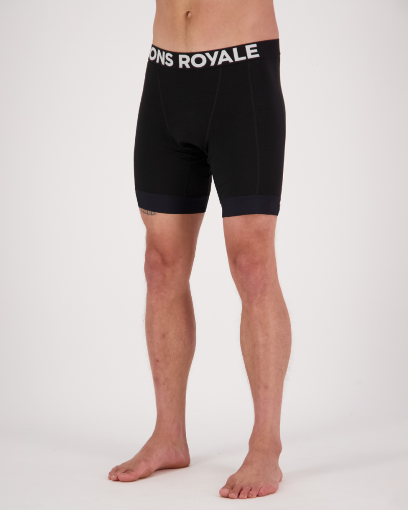 Mons Royale Epic Merino Bike Liner, Black, Grösse M