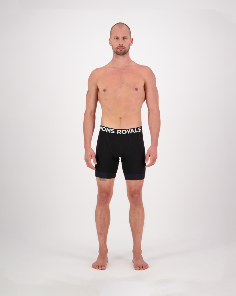 Mons Royale Epic Merino Bike Liner, Black, Grösse L