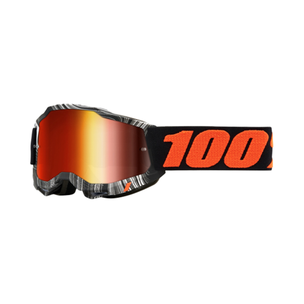 100% Accuri 2 Jr. Goggle Geospace - Mirror Red