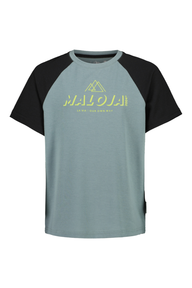 Maloja PapaverB. Enduro Tee, sage multi, Grösse L