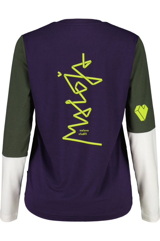 Maloja TurnerkampM. Enduro Shirt, dark grape, Grösse M