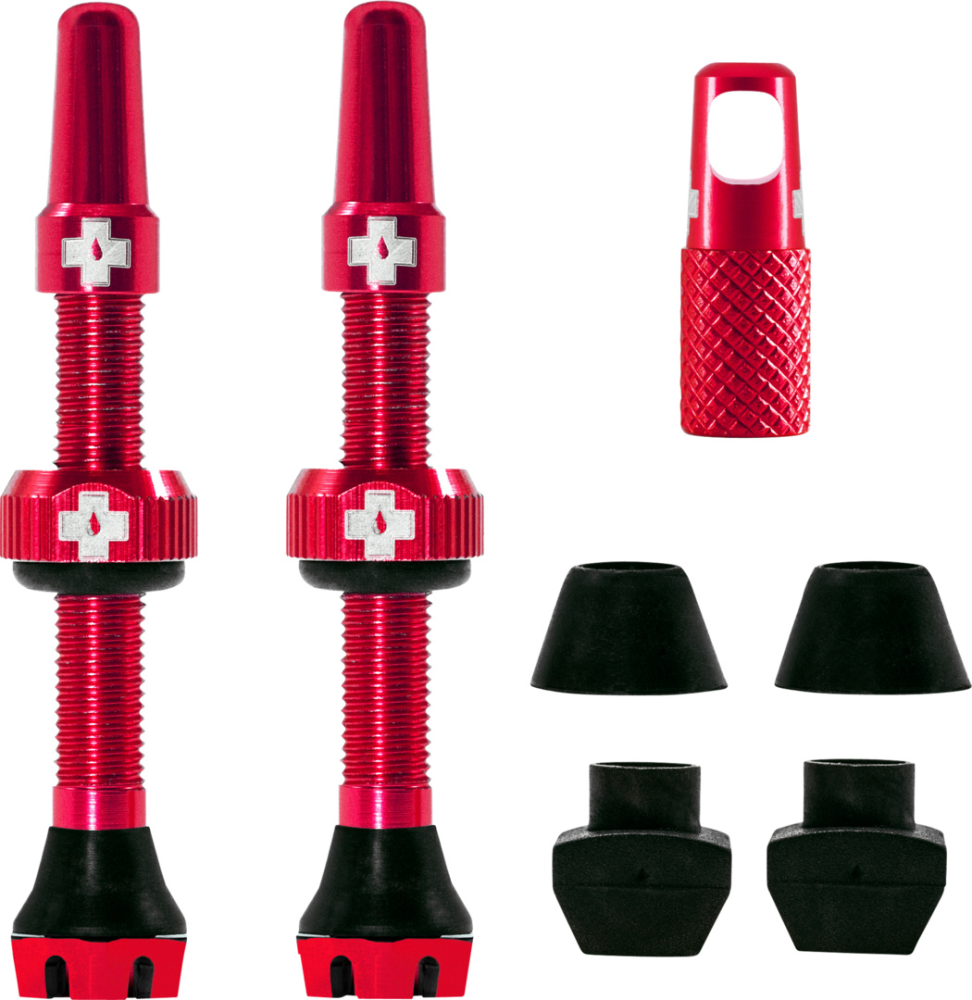 Muc-Off V2 Tubeless Valve Kit 44mm/red