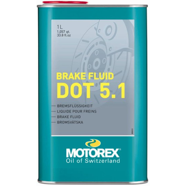 MOTOREX Brake Fluid DOT 5.1 Bremsflüssigkeit, 1L Flasche