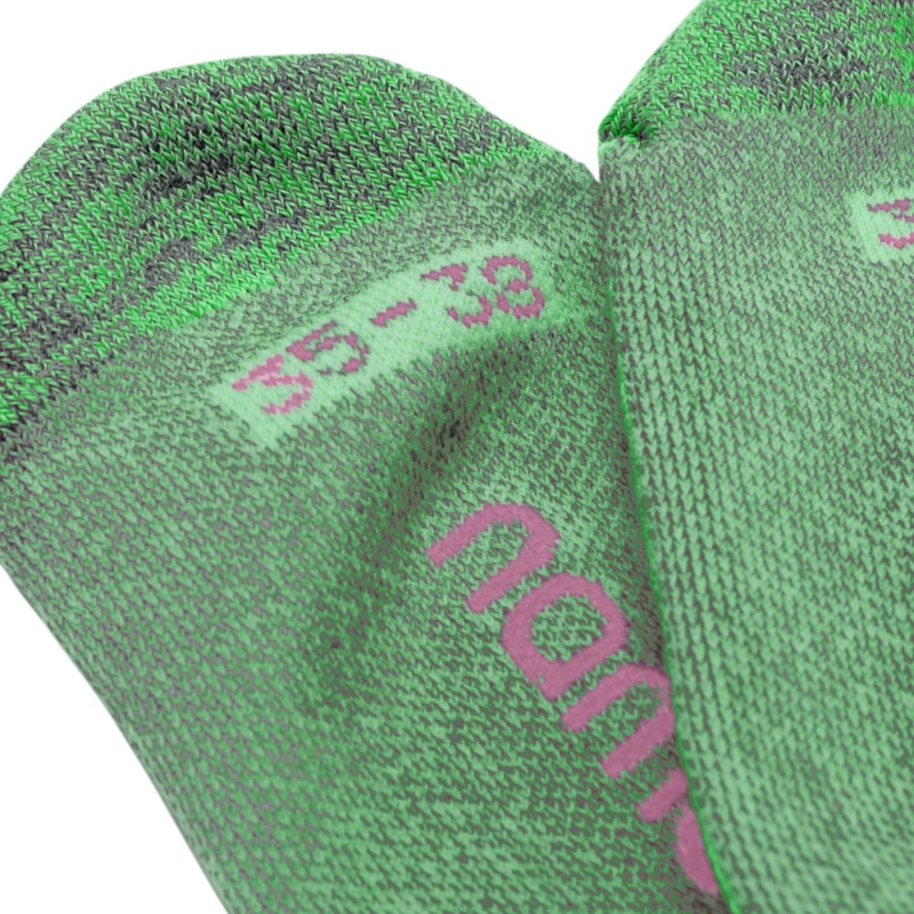 Namuk Clouds Merino Skisocken, Rana Green / Ruby Red, 31-34